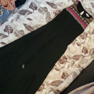 Black maxi dress